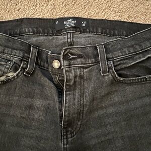 Hollister Slim Straight Men's Black Jeans
